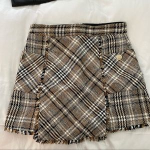 Zara Tweed Mini Skirt